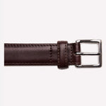 Load image into Gallery viewer, Calf Leather Belt - Dark Brown
