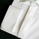 Load image into Gallery viewer, Fly Front Dinner Shirt - White
