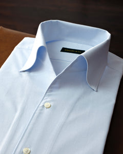 One-piece Collar Shirt - Blue