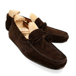 Load image into Gallery viewer, Driving Loafers 80802 Chestnut Suede
