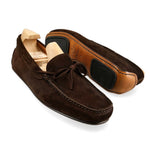 Load image into Gallery viewer, Driving Loafers 80802 Chestnut Suede
